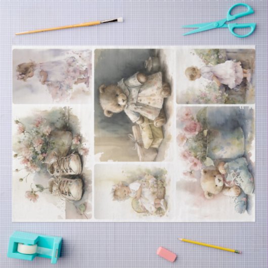 Papier Mousseline Jours de pépinière (Artisanat)