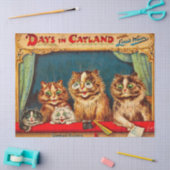 Papier Mousseline Jours en Catalogne avec Louis Wain par Louis Wain (Artisanat)