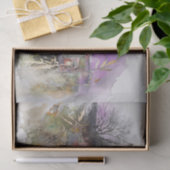 Papier Mousseline Jours Passés, Camionnette Rouge Rétro Rustique (Cadeau)