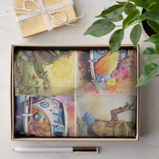 Papier Mousseline Jours super (Cadeau)