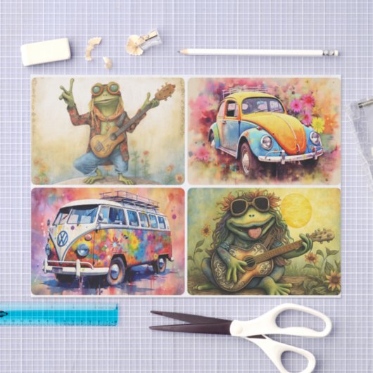 Papier Mousseline Jours super (Artisanat)