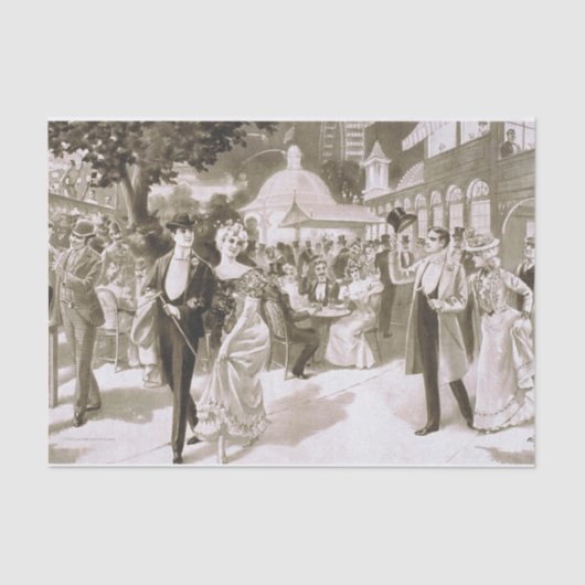 Papier Mousseline Jours victoriens de PIÈCE EN T (Recto)