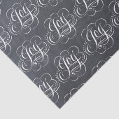 Papier Mousseline Joy - Noël Chalkboard Calligraphie (Détail)