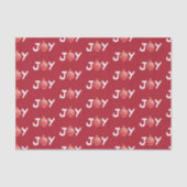 Papier Mousseline Joy Noël hiver (Recto)