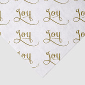 Papier Mousseline Joy Script Gold Parties scintillant (Détail)