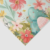 Papier Mousseline Joyeuse aquarelle vert pâle de Pâques (Détail)