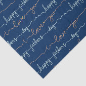 Papier Mousseline Joyeuse Fête des Pères (Détail)