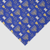 Papier Mousseline Joyeuse fête juive de Hanoukka (Détail)