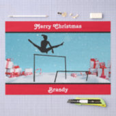 Papier Mousseline Joyeuse Gymnastique de Noël (Artisanat)