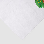 Papier Mousseline Joyeuse Saint-Patrick Leprechaun Arc-en-ciel (Détail)