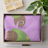 Papier Mousseline Joyeuse tortue souriante Thunder_Cove (Cadeau)