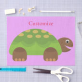 Papier Mousseline Joyeuse tortue souriante Thunder_Cove (Artisanat)
