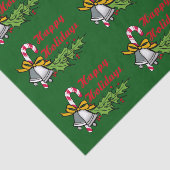 Papier Mousseline Joyeuses fêtes papier de papier journal (Détail)