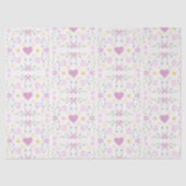 Papier Mousseline Joyeuses Pâques Message Mignon (Recto)