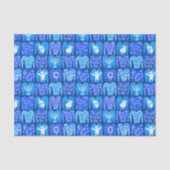 Papier Mousseline Joyeuses Vacances Ugly Hannukah Sweater Cadeau (Recto)