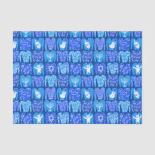 Papier Mousseline Joyeuses Vacances Ugly Hannukah Sweater Cadeau