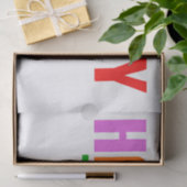 Papier Mousseline Joyeux 18e (Cadeau)