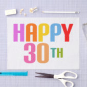 Papier Mousseline Joyeux 30ème (Artisanat)