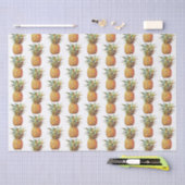 Papier Mousseline Joyeux ananas tropicaux (Artisanat)