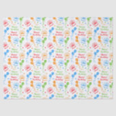 Papier Mousseline Joyeux Anniversaire (Recto)