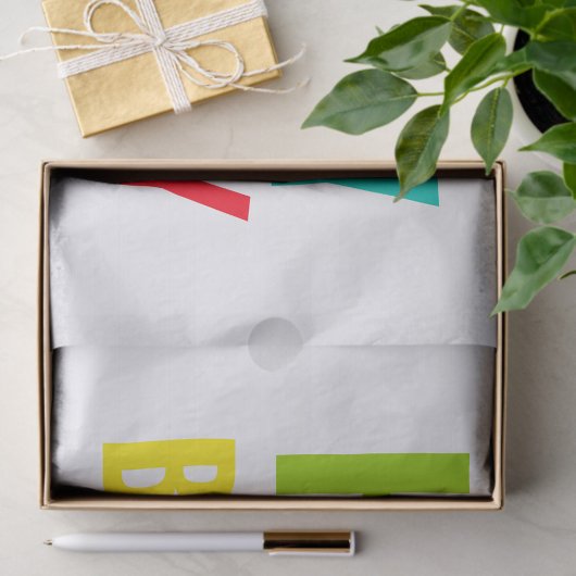 Papier Mousseline Joyeux anniversaire