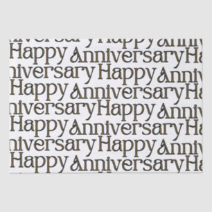 Papier Mousseline Joyeux anniversaire