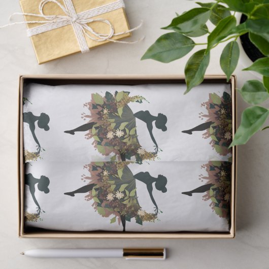 Papier Mousseline Joyeux anniversaire Ballerina (Cadeau)