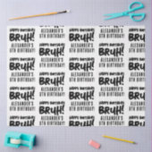 Papier Mousseline Joyeux anniversaire Bruh Boy's adolescent Ado Boy (Artisanat)