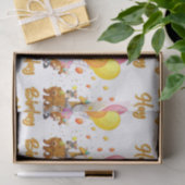 Papier Mousseline Joyeux Anniversaire de la collection d'animaux pap (Cadeau)