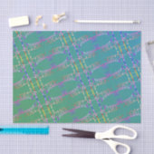 Papier Mousseline "Joyeux anniversaire" écrit à la main (Artisanat)