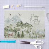 Papier Mousseline Joyeux Anniversaire Nature et Amour extérieur (Artisanat)