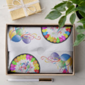 Papier Mousseline Joyeux Anniversaire Tissu Bumblebee (Cadeau)