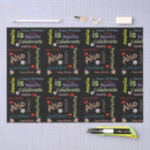 Papier Mousseline Joyeux Anniversaire Tissu Papier Amelia (Artisanat)