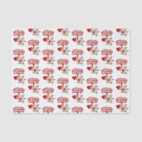 Joyeux Anniversaire Tissu Papier blanc Teddy Ours