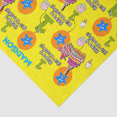 Papier Mousseline Joyeux Anniversaire Tissue Paper #1 Premier Annive (Détail)