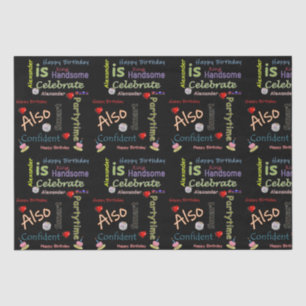 Papier Mousseline Joyeux Anniversaire Tissue Paper Alexander