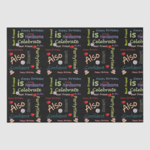 Papier Mousseline Joyeux Anniversaire Tissue Paper Best Friend
