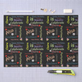 Papier Mousseline Joyeux anniversaire Tissue Paper Claire (Artisanat)