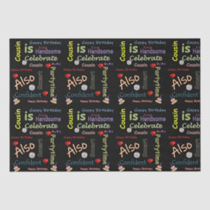 Papier Mousseline Joyeux Anniversaire Tissue Paper Cousin