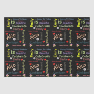 Papier Mousseline Joyeux Anniversaire Tissue Paper Emily