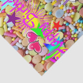 Papier Mousseline Joyeux anniversaire Tissue Paper Kids (Détail)