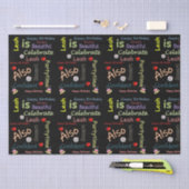 Papier Mousseline Joyeux Anniversaire Tissue Paper Leah (Artisanat)