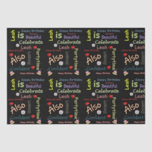 Papier Mousseline Joyeux Anniversaire Tissue Paper Leah