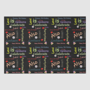 Papier Mousseline Joyeux Anniversaire Tissue Paper Levi