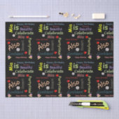 Papier Mousseline Joyeux anniversaire Tissue Paper Mia (Artisanat)