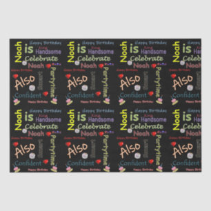 Papier Mousseline Joyeux Anniversaire Tissue Paper Noah