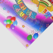 Papier Mousseline Joyeux anniversaire Tissue Paper Pony (Détail)