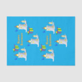 Papier Mousseline Joyeux Anniversaire Tissue Papier Bougies (Recto)