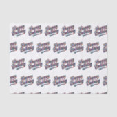 Papier Mousseline joyeux diamant d'anniversaire (Recto)