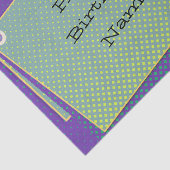 Papier Mousseline Joyeux document d'anniversaire - HAMbWG (Détail)